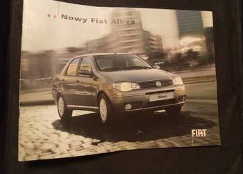 Gazetka informacyjna o fiacie albea.  Vintage