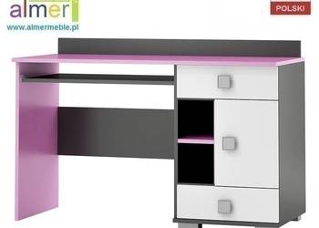 PINK Y14 biurko młodzieżowe 130x55 w.76