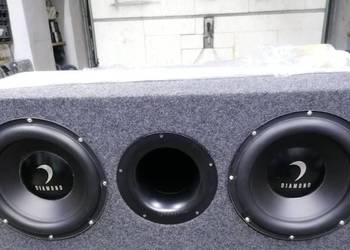 Skrzynia basowa subwoofer 2 x 10 cali
