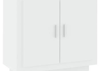 Szafka biała 80x40x75 cm materiał drewnopochodny WM-811817