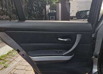 Boczki tylne bmw e90 e91 czarna skóra Boczki tylne bmw e90 e91 czarna skóra