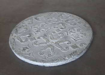 Podstawka ceramiczna ręcznie wykonana.
