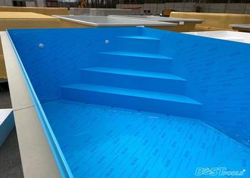 Polipropylenowy basen Mallorca 6x3x1.5m z układem filtracyjnym, producent