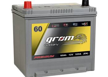 Akumulator 60Ah 520A GROM Premium Japan L+