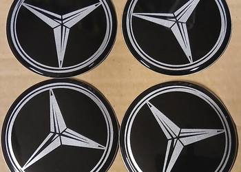 emblematy logo naklejki znaczki felgi dekielki kołpaki Mercedes 55mm