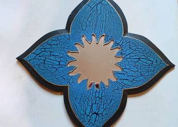 Lustro marokańskie arabskie kształt kwiatu koniczyny