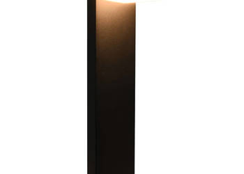Lampa ogrodowa LED 9 W czarna owalna WM-45653
