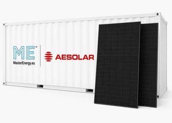 Panel Fotowoltaiczny AESOLAR 620W Bifacial Silver Frame - 0,118€ / Wp