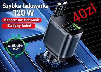 Gadżety, ładowarki usb, masażer, regał, najazdy samochodowe, zapalniczka