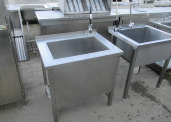 SOLIDNY ZLEW BASEN 1 KOMOROWY 80/60/85 Komora 50 cm