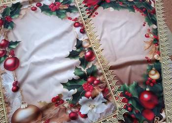 Sprzedam bieżniki, poduszki,poszewki Boże Narodzenie