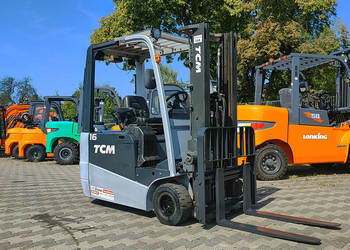 Wózek widłowy elektryczny TCM AG1N1L16H 1,6 t duplex hilo 3 m | 2016