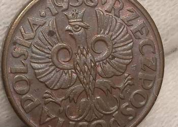 2 RP 1 grosz 1938 rok.