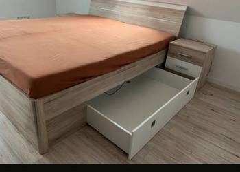 Łózko 180×200 i 2 szafki