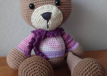 Miś, amigurumi, maskotka, handmade