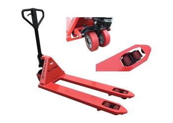 Cichy wózek widłowy paletowy, paleciak - Zakrem. Cicha praca