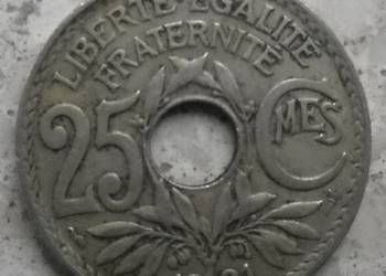 FRANCJA-25 CENTIMES-1921 r