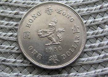 Hong Kong Brytyjski 1 Dolar 1980r - Ładna