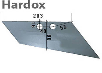 Lemiesz przedpłużka HARDOX 667001 części do pługa VOGEL NOOT