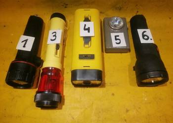 latarka PRL na baterie