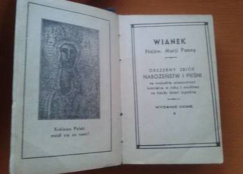 Modlitewnik:Wianek Najśw.Marji Panny wydanie z 1949r.