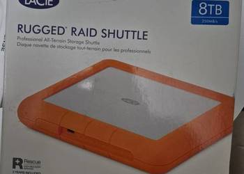LaCie Rugged RAID Shuttle, 8 TB, Zewnętrzny Przenośny Dysk Twardy, USB-C, o
