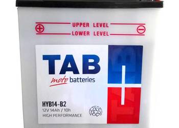 Akumulator motocyklowy 12V 14Ah 135A TAB YB14-B2 (HYB14-B2)