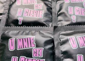 U mnie czy u Ciebie - prezerwatywy z nadrukiem na podryw
