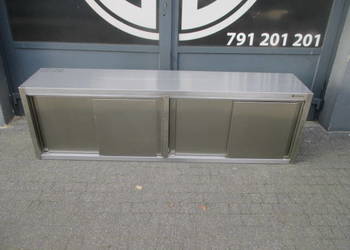 NOWA Szafka Wisząca Stal Nierdzewna Drzwi Suwane 200/40/60