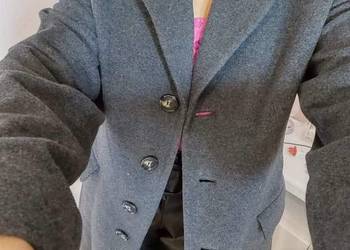 Barisal płaszcz damski welna owcza i cashmere XS s m popiel