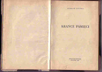 (4369) KRAŃCE PAMIĘCI – BOHDAN DZITKO