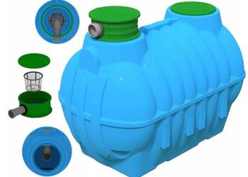 ZBIORNIK NA WODĘ DESZCZOWĄ 2500L BOLT Z FILTREM ATESTOWANY