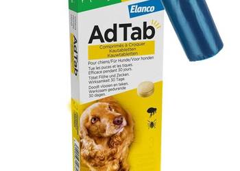 Adtab tabletka na pchły kleszcze dla psa 11-22 kg + woreczki gratis !