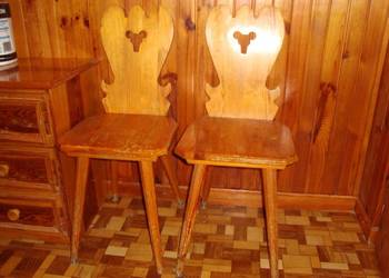 2 szt. krzeseł sosnowych