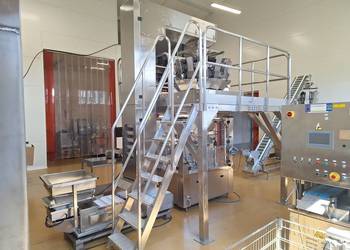 Maszyna pakująca Doypack + naważarka 14 głowic + podajnik  WYNAJEM