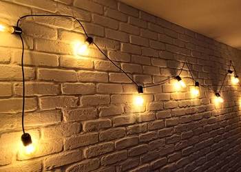 Girlanda z retro żarówkami