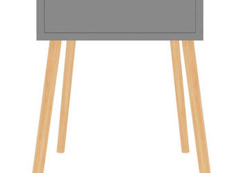 Szafki nocne 2 szt. szare 40x40x56 cm materiał drewnopochodny WM-326800