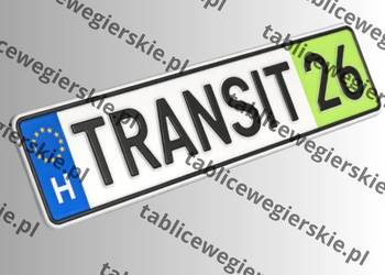 Roczne węgierskie tablice tranzytowe 2026