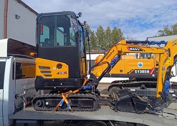 Oferta współpracy – minikoparka SANY 1,9 t i prace ziemne