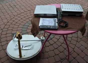 Zestaw Satelitarny, Dekodery, Antena z Uchwytem!!