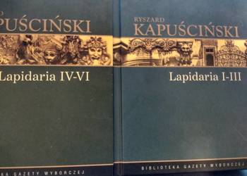 Kapuściński Lapidaria komplet książki antykwariat Warszawa