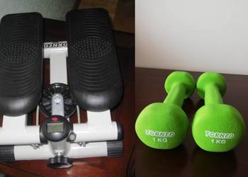 Piękna figura na lato - CardioStepper «Torneo» i hantle