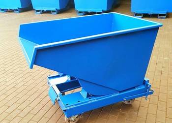 Pojemnik metalowy samowyładowczy o pojemności 2200 L