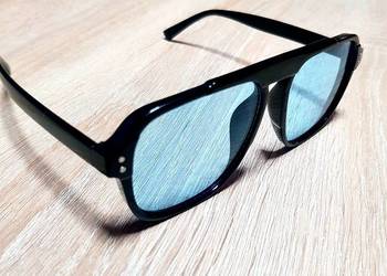 Piękne męskie okulary lub unisex nowość 2026 pojedynczy most