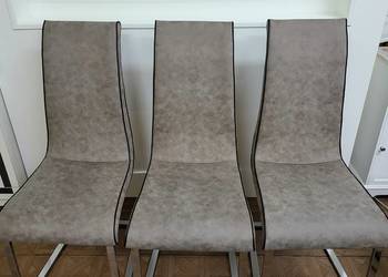 Krzesła chromowane - premium