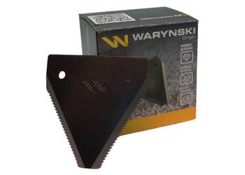Nóż Listwy Nożowej BIZON 20 SZT WARYŃSKI 80x76x2,5 Ząbkowane Od Spodu [8794