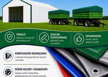 Plandeki na wymiar, hale namiotowe- produkcja