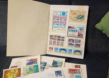 Album klaser ze  znaczkami pocztowymi świat temat kosmos