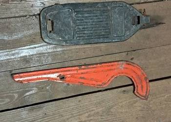 Osłona łańcucha i bagażnik romet traper