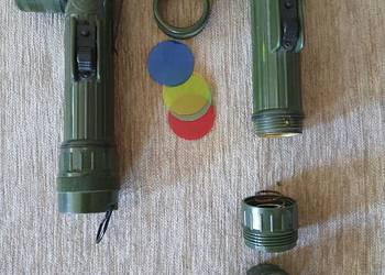 Latarki terenowe - biwakowe - sygnałowe - 2 szt komplet